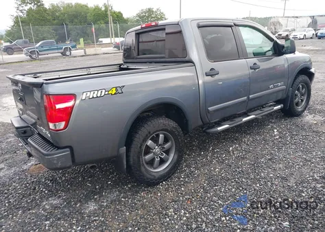 2013 Nissan Titan Pro-4X from USA, damaged, VIN 1N6BA0EC6DN309194